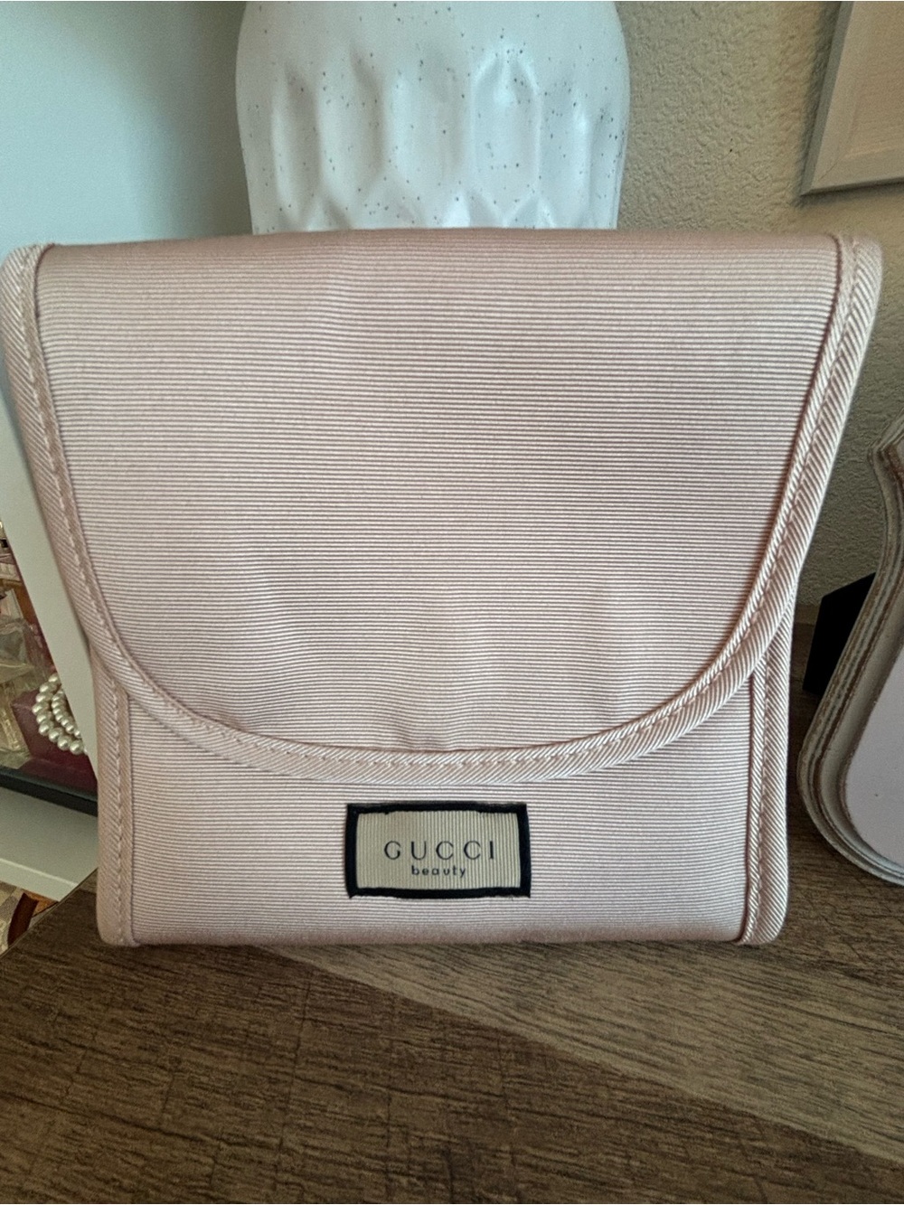 Authentic Gucci Beauty Pink Cosmetic Pouch